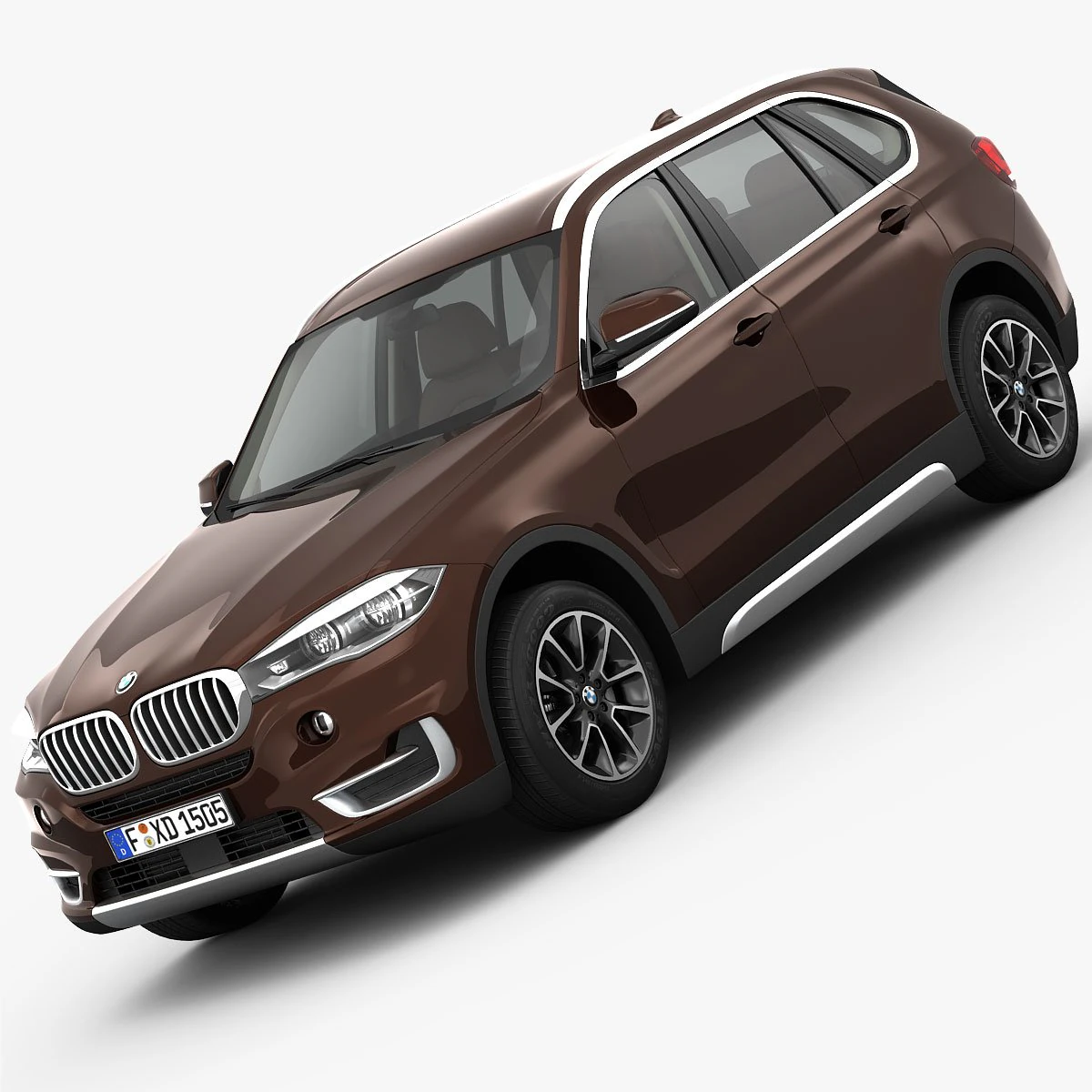 bmw x5 f15 pure experience 2014 3D Model .c4d .max .obj .3ds .fbx .stl .blend 