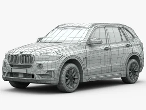 bmw x5 f15 pure experience 2014 3D Model