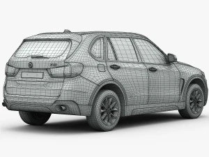 bmw x5 f15 pure experience 2014 3D Model