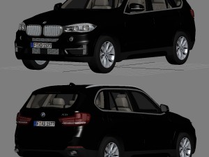 bmw x5 f15 pure excellence 2014 3D 模型