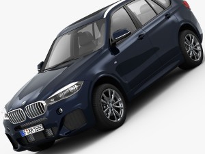 bmw x5 m sport package 2014 3D Model