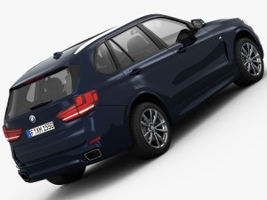 bmw x5 m sport package 2014 3D Model