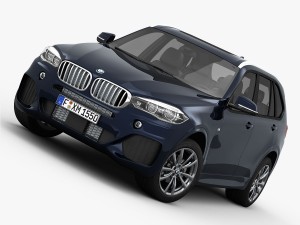 bmw x5 m sport package 2014 3D Model
