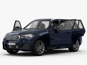 bmw x5 m sport package 2014 3D Model