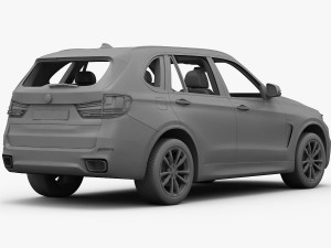 bmw x5 m sport package 2014 3D Model