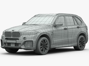 bmw x5 m sport package 2014 3D Model