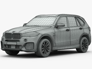 bmw x5 m sport package 2014 3D Model