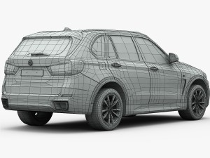 bmw x5 m sport package 2014 3D Model