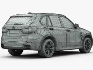 bmw x5 m sport package 2014 3D Model