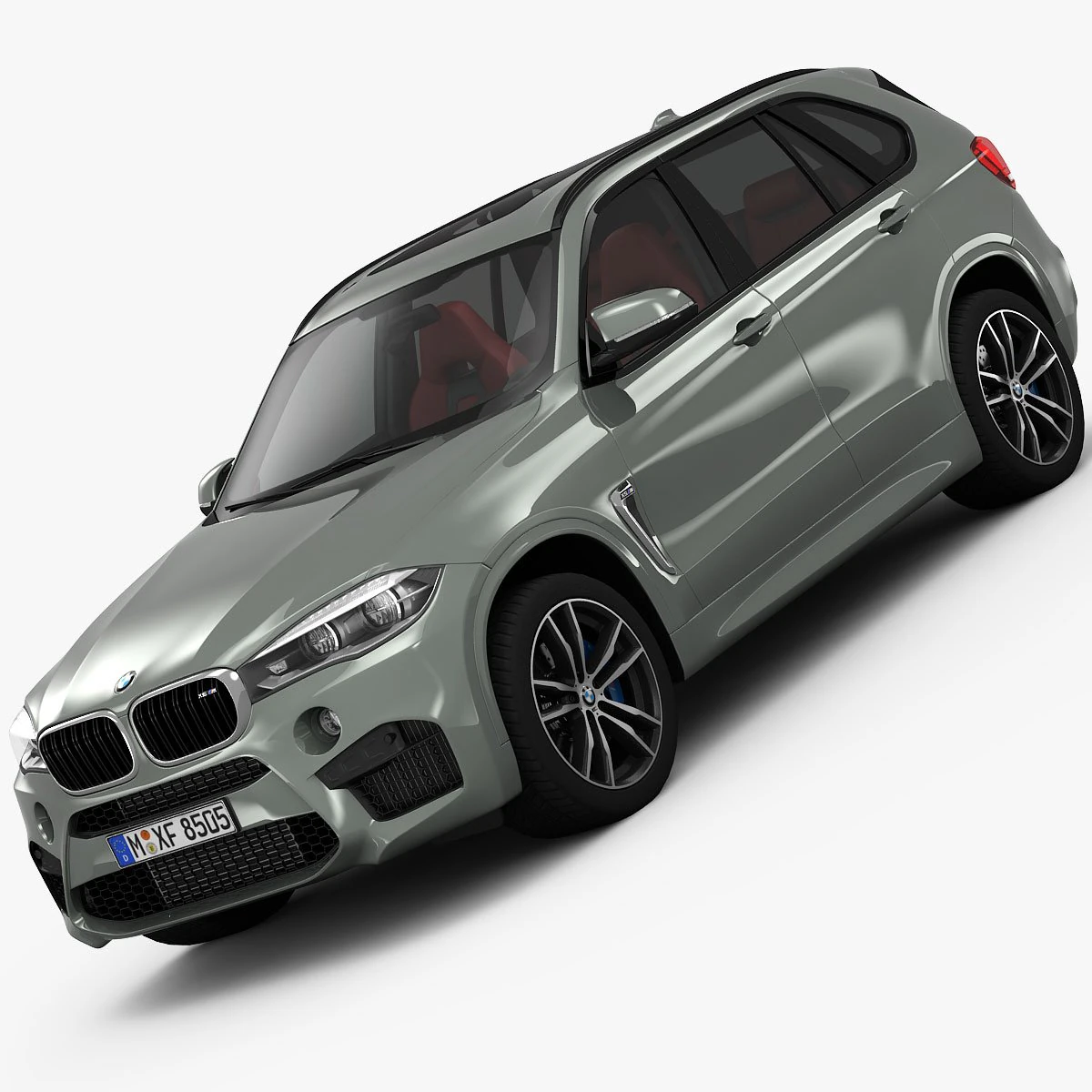 bmw x5 m 2016 3D Model .c4d .max .obj .3ds .fbx .stl .blend 