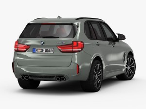 bmw x5 m 2016 3D Model