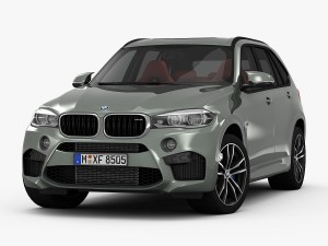 bmw x5 m 2016 3D Model
