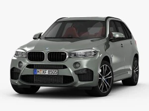 bmw x5 m 2016 3D Model
