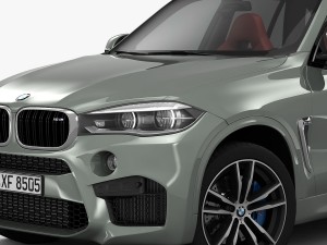 bmw x5 m 2016 3D Model