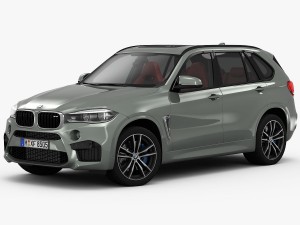 bmw x5 m 2016 3D Model