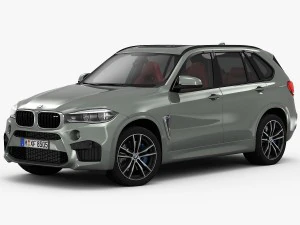 bmw x5 m 2016 3D Model