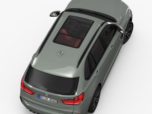 bmw x5 m 2016 3D Model