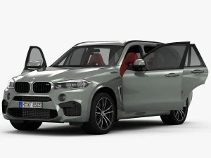 bmw x5 m 2016 3D Model