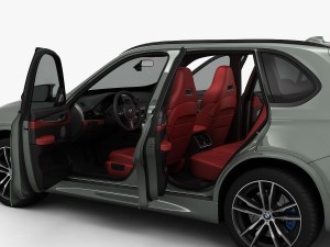 bmw x5 m 2016 3D Model