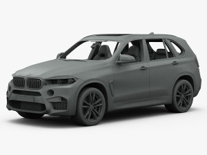 bmw x5 m 2016 3D Model