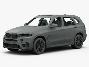bmw x5 m 2016 3D Model