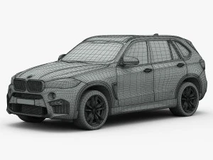 bmw x5 m 2016 3D Model