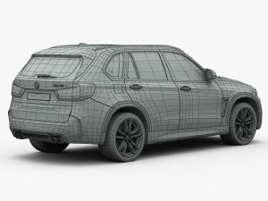 bmw x5 m 2016 3D Model