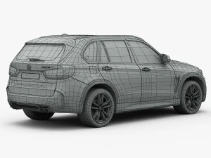 bmw x5 m 2016 3D Model