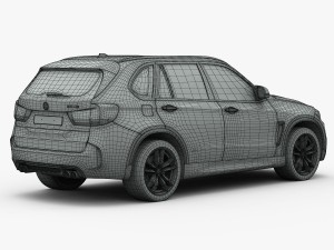 bmw x5 m 2016 3D Model