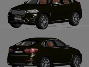 bmw x6 design pure extravagance 2015 3D Model