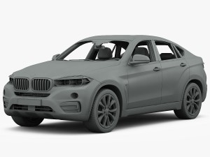bmw x6 design pure extravagance 2015 3D Model