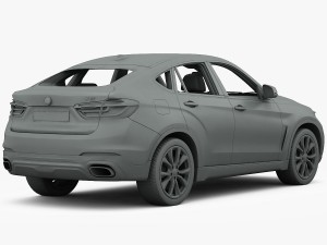 bmw x6 design pure extravagance 2015 3D Model