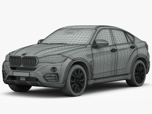 bmw x6 design pure extravagance 2015 3D Model
