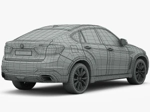 bmw x6 design pure extravagance 2015 3D Model