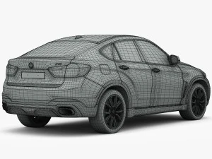 bmw x6 design pure extravagance 2015 3D Model