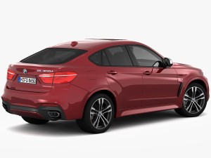 bmw x6 m sport package 2015 3D 模型