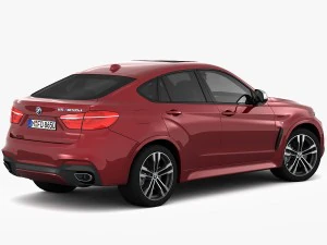 bmw x6 m sport package 2015 3D Model