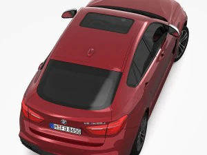 bmw x6 m sport package 2015 3D Model