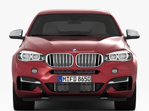 bmw x6 m sport package 2015 3D 模型