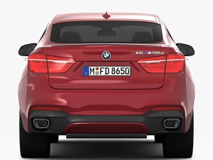 bmw x6 m sport package 2015 3D 模型