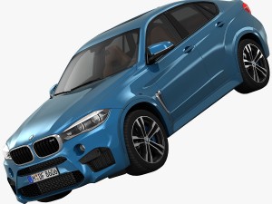 bmw x6 m 2016 3D Model