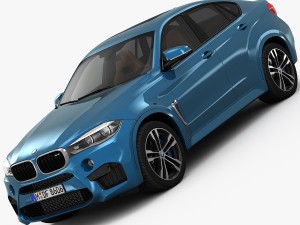 bmw x6 m 2016 3D Model
