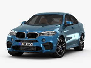 bmw x6 m 2016 3D Model
