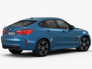 bmw x6 m 2016 3D Model