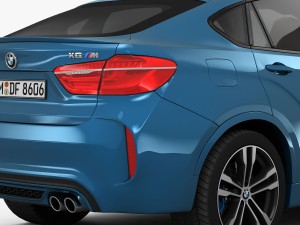 bmw x6 m 2016 3D Model