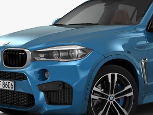 bmw x6 m 2016 3D Model