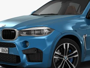 bmw x6 m 2016 3D Model