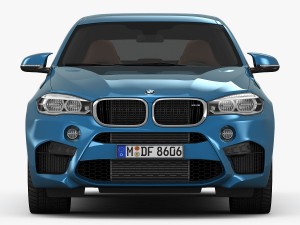 bmw x6 m 2016 3D Model
