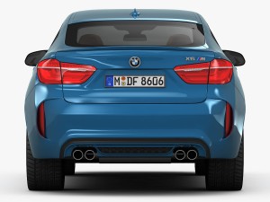 bmw x6 m 2016 3D Model