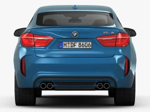 bmw x6 m 2016 3D Model